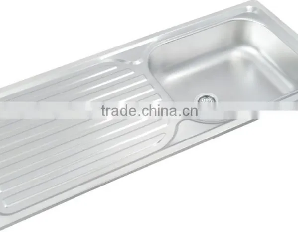 1000*440mm XAL10044 Single Bowl Stainless Steel Sink Satin Mat or Polish Finish for South America
