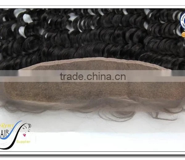 Wholesale Deep Wave 100% Virgin Human Hair Brazilian Hair Closure Silk Top Lace Closure photo-5