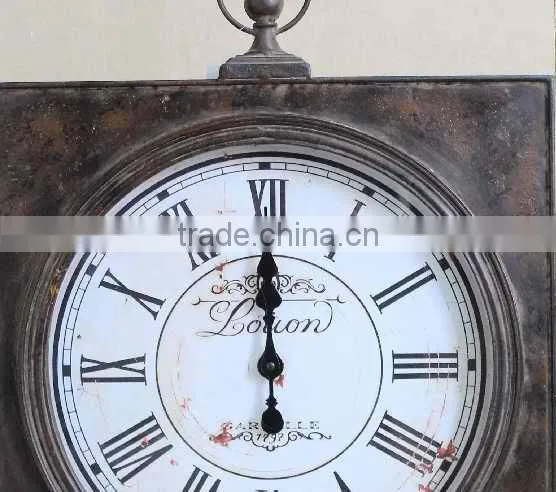 Industrial Old Style Vintage Decorative Metal Wall Clock photo-2