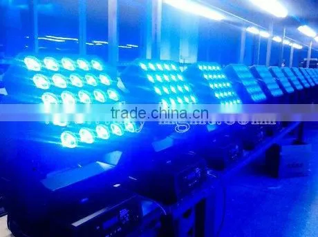 25pcs Led Moving Head Light RGBW Matrix Beam Stage Wash Light Display Shapes Automatic Professional 16/37/112 Channel Party DJ photo-4
