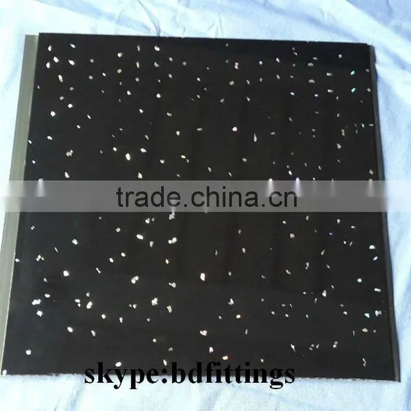 Hot Stamp High Glossy White Black Sparkle Pvc Panel Pvc Wall Cladding for uk photo-2