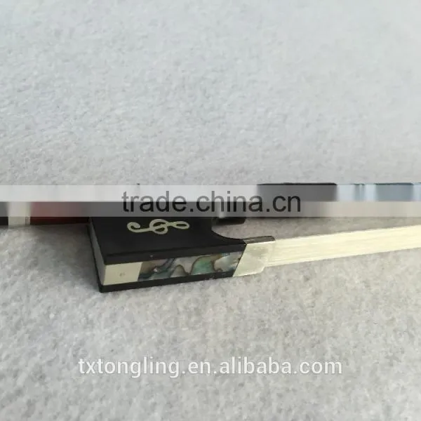 Brazil Wood Violin Bow With Musical Note Violin Bow Frogs Hair Bows With Clips photo-2
