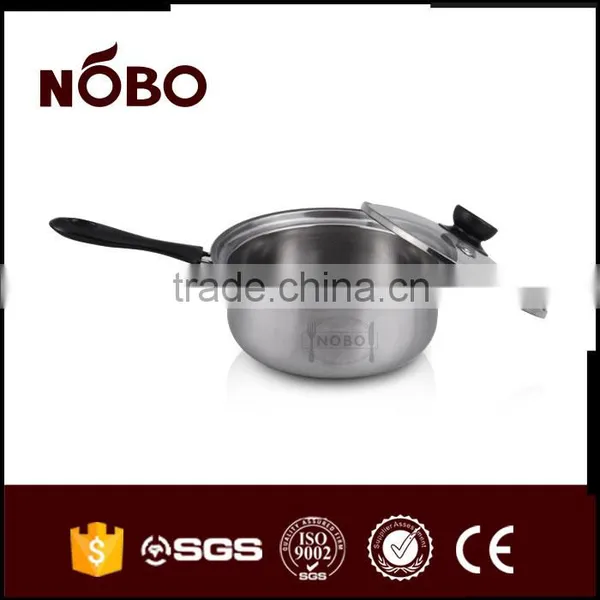 Chinese Style Single Handle Stainless Steel Milk Pot photo-4
