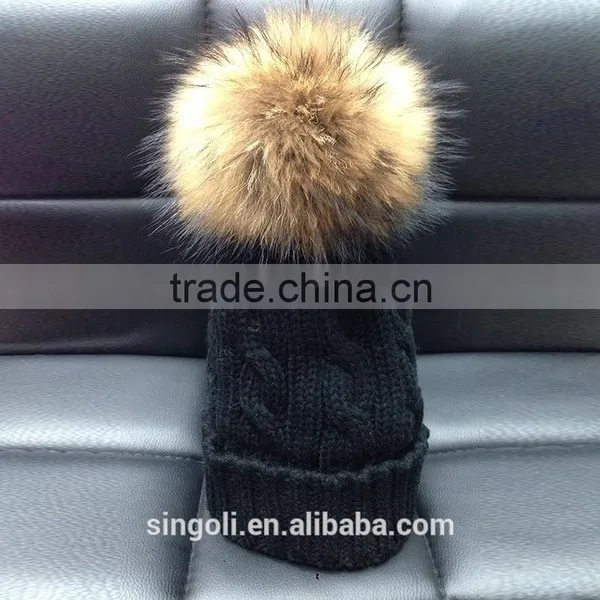 2015 Fashion Hot Sell Sidonie Pom Beanie photo-4