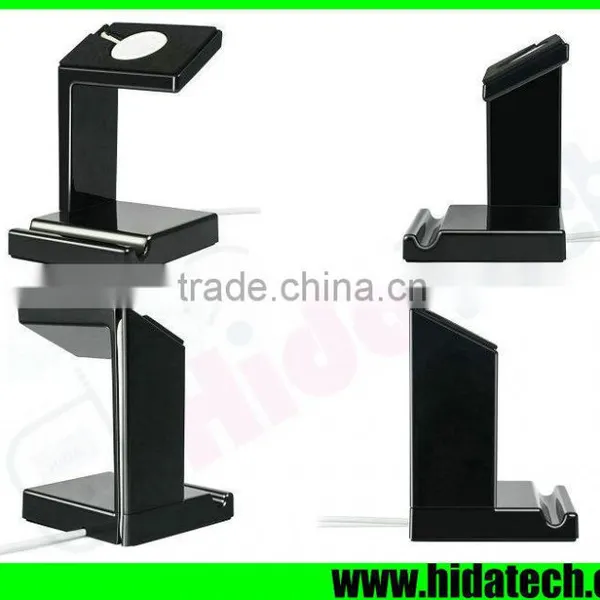 Dual Display Stand Mobile Phone Holder for Iphone for Apple Watch 38mm 42mm Display photo-6