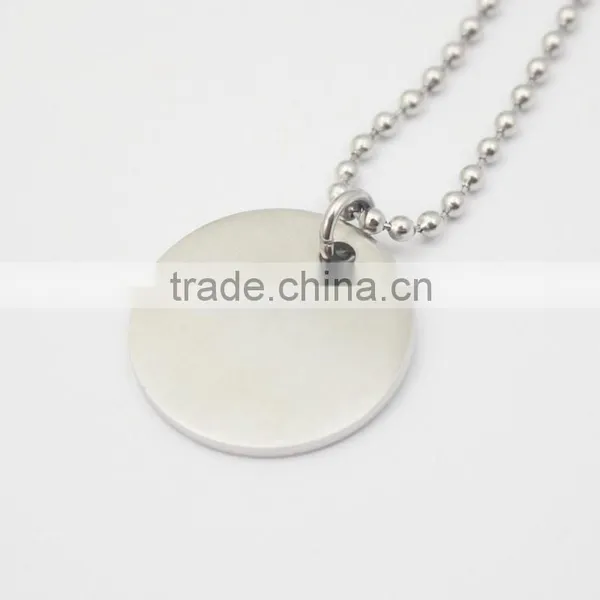 Fashion Jewellery Engraved Words Dream Hope Disk Pendant Jewelry Necklace photo-3