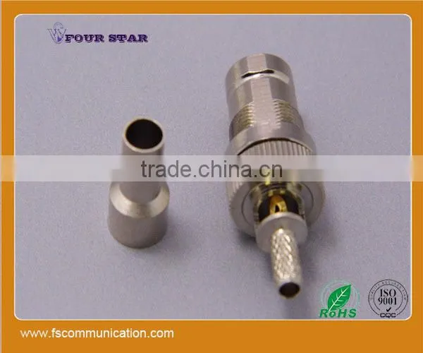 1.6/5.6 Jack Bulkhead Crimp Solder Connector For BT3002 Cable