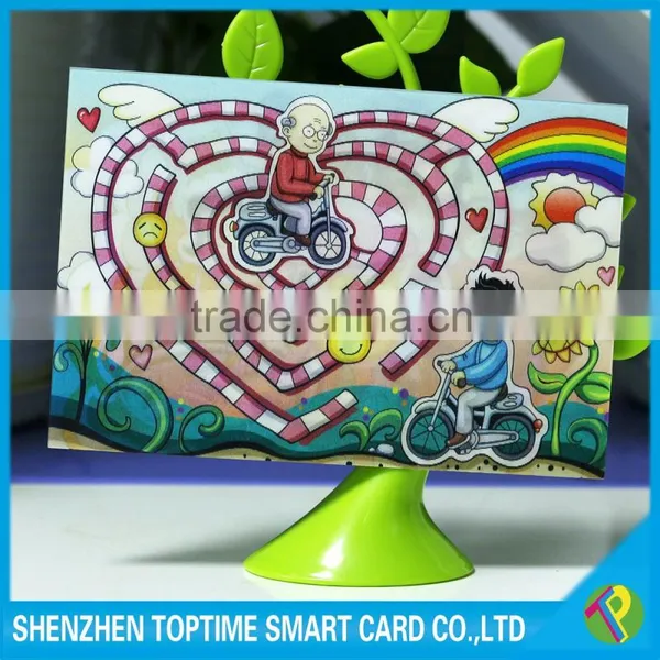 100lpi Flipping Full Color Printing HD 3D Lenticular Playing Card photo-3