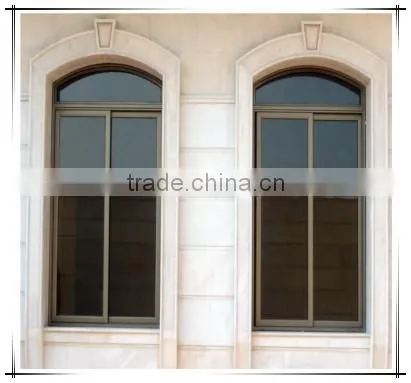 PVC/UPVC Frame Material and Horizontal Opening Pattern Pvc Window photo-2