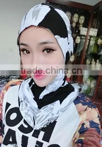 C069 New Style Print Ninja Inner Underscarf,full Underscarf to Cover Neck photo-3