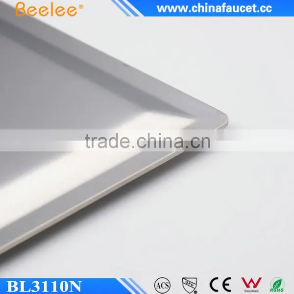 Beelee Rainfall Brushed Bath Shower Stainless Steel Shower Head photo-6