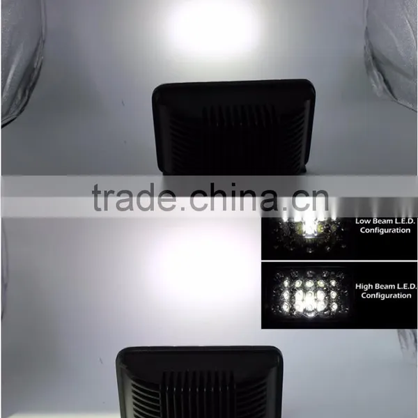 4" X 6" Rectangular Sealed 45W LED Headlight Headlamp Replacement, High/low Beam H4 45w Led Work Light photo-6