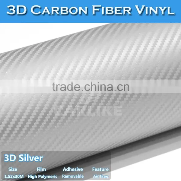 CARLIKE Air Bubble Free Carbon Fiber Car Vinyl Sticker Foil photo-3