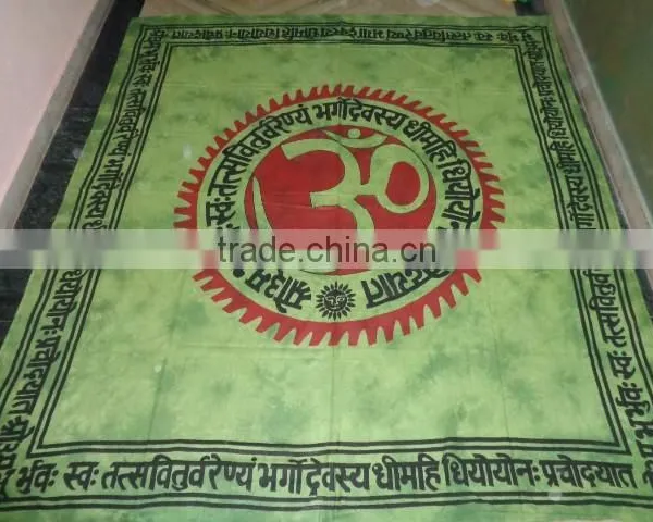 New Mantra om Printed Bedsheets Tapestry photo-3