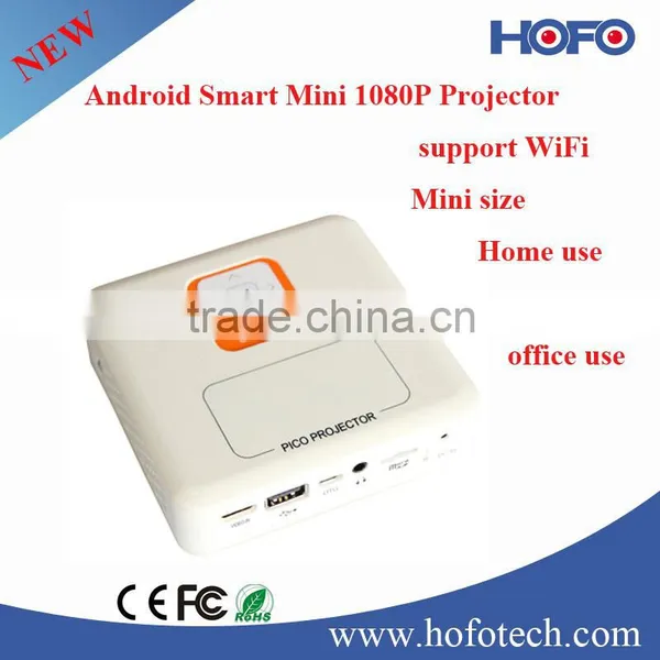 2015 new models mini 1080P let projector can connect with wifi