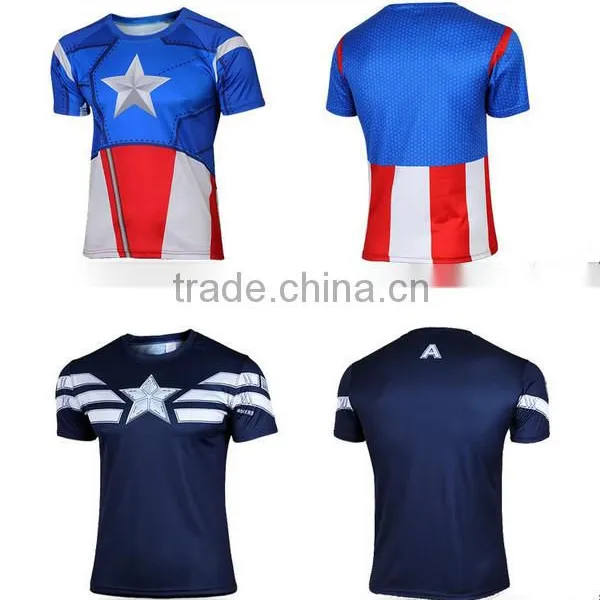 Quick Dry Summer Digital Printing Wholesale Fashional T-shirt