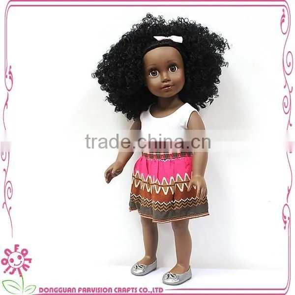 Doll With Afro Hair Style 18 Inch UK Doll OEM 18'' Black Doll With Afro photo-5