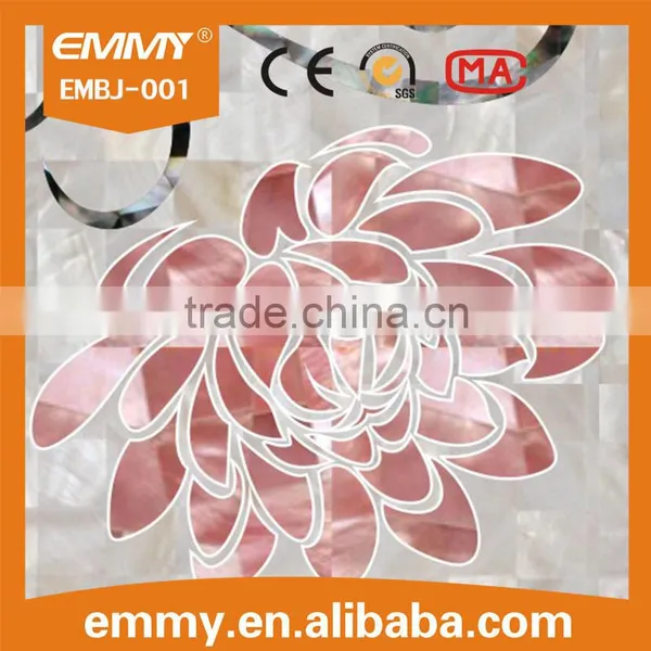 Chinese Mother of Pearl Shell Mosaic Tile for Background Wall Panel photo-4