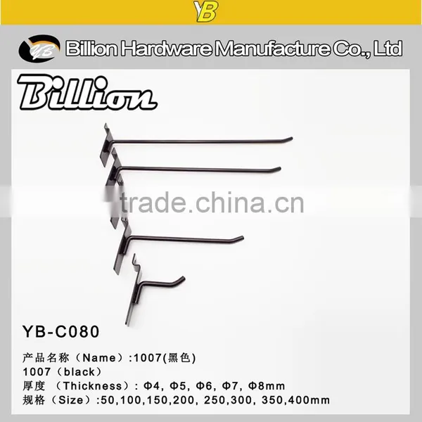 Hanging Hook Chrome Plating Display Steel Hooks Shop Fittings Slatwall photo-3