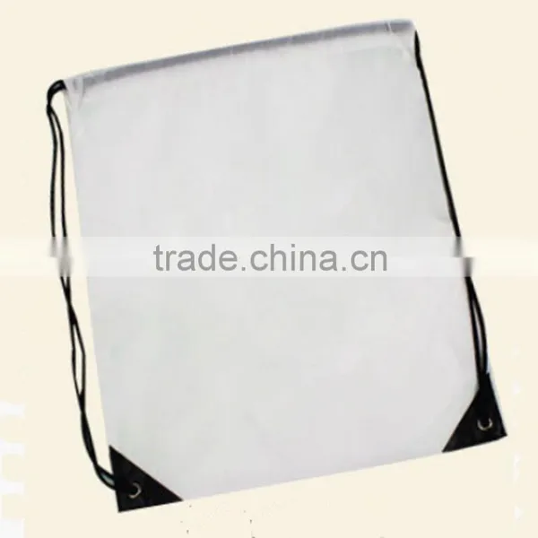Promotion Custom Printed Candy Colors Drawstring Rucksack Made in China photo-2