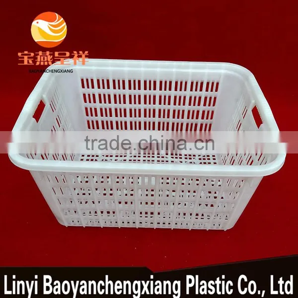 690x500x360mm Plastic Container Basket Box Crate Soft Shell Crab Farm for Transportation