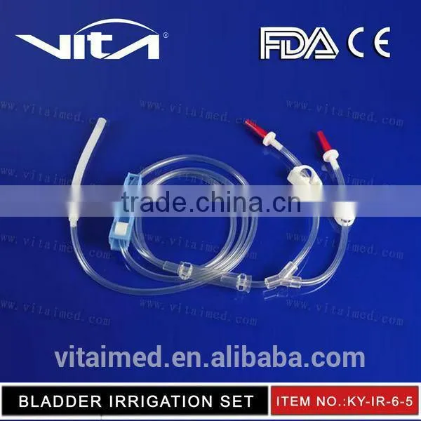 Y-type TUR/Bladder Irrigation Set Made of Non-toxic PVC