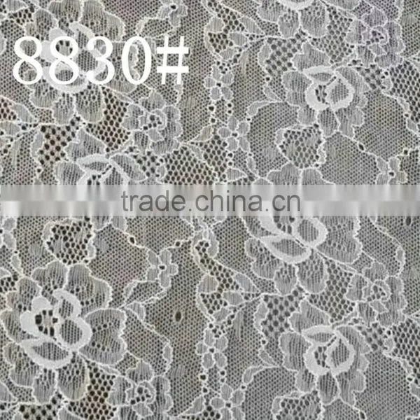 TH-8830 Warp Knittedpolyester Spandex Lace Fabric for Evening Dress photo-3