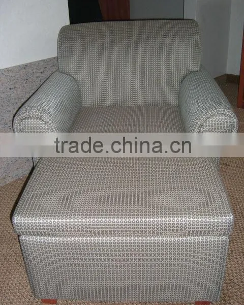 Hotel Lounge Chair With Ottoman