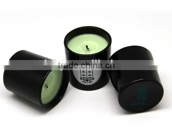 Wax Soy Jar Candle in Glass With Black Box photo-4