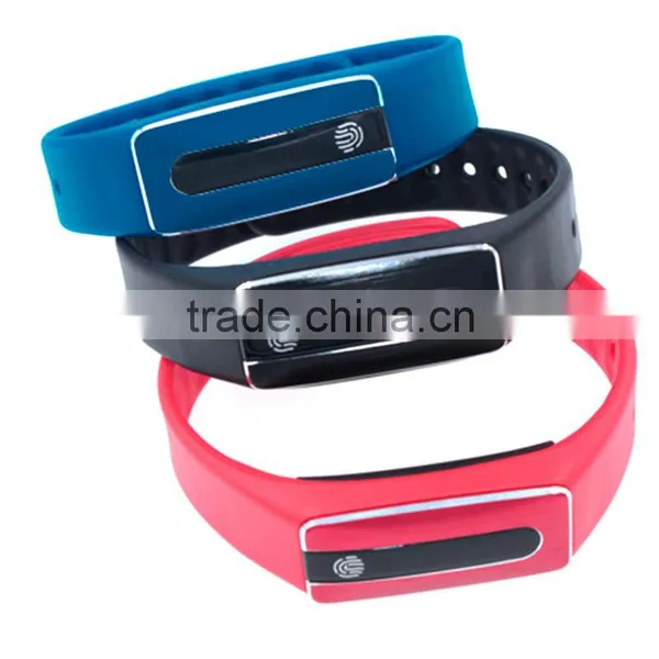 2016 Shenzhen Smart Bracelet, Fashion Silicon LED Health Bluetooth Bracelet For Smart Phones photo-4
