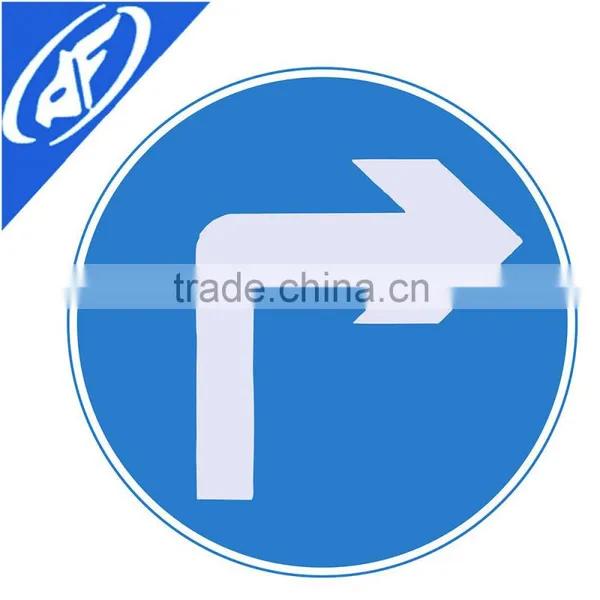 Reflective Adhesive Traffic Control Ahead Road Sign photo-4