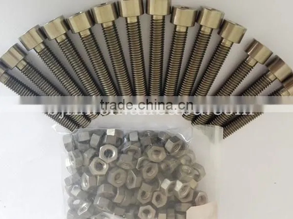 TA2 Titanium Hexagon Bolt M6 M8 M10 M12 M16 photo-2