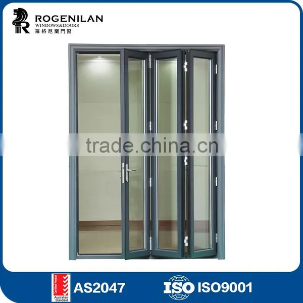 ROGENILAN 75# (AS2047) Soundproof Aluminium Commercial Accordion Folding Doors photo-2