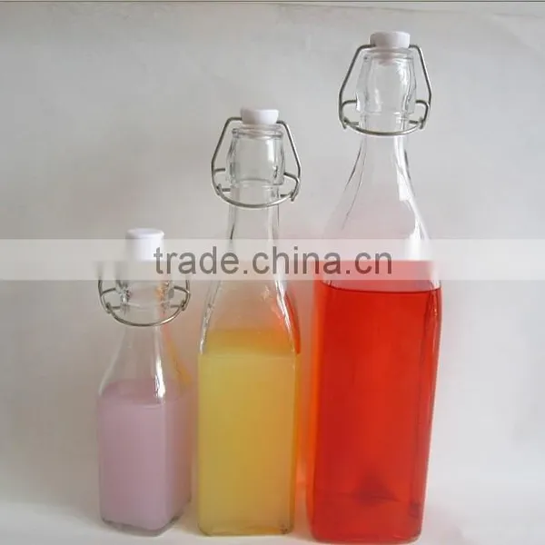 Swing Top Round Empty Juice Bottles Wholesale photo-3