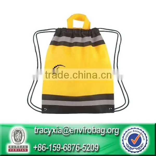 Lead-free 100% Recycled Nylon Drawstring Cinch Bag photo-2