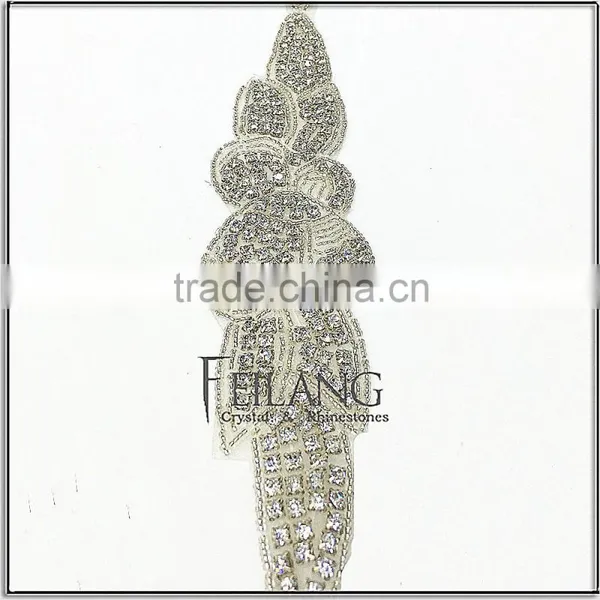 Decoration on Shoes Accessories Crystal Rhinestone Applique Trim photo-2