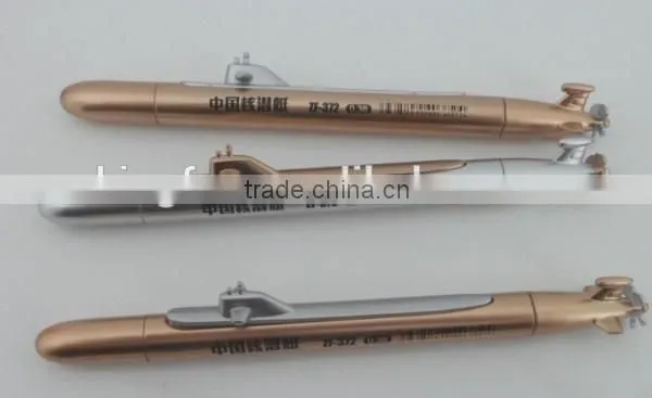 plastic shaped submarine pen