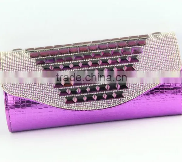 stylish PU basic clutch