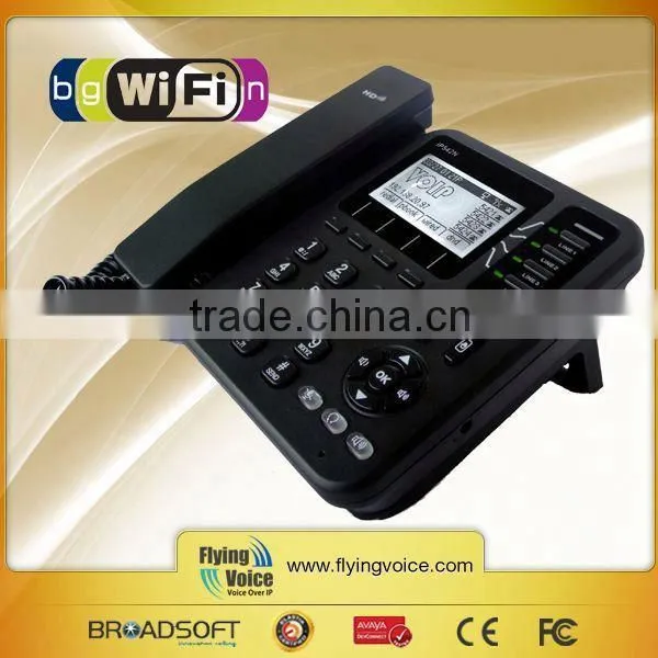 802.11n Wireless Smart Voip Wifi Sip Phones Provides More Flexibility in VoIP