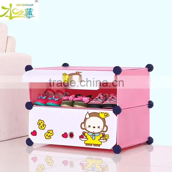Newest Cartoon Design Shoe Storage Box Cabinet photo-6