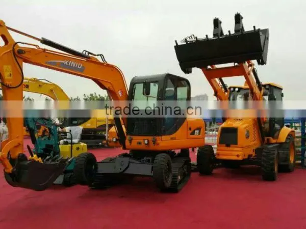 Wheel Crawler Excavator 8ton Excavator Digger for Earthmoving Contractors photo-6