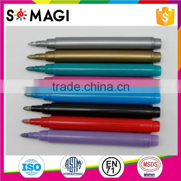 OEM Package Available Vibrant Charming Colors Party Specialized Usage Metallic Ink Glass Marker photo-5