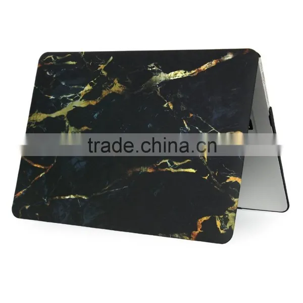 White+Gold Rubberized Hard PC Marble Case for MacBook 13 Inch photo-4
