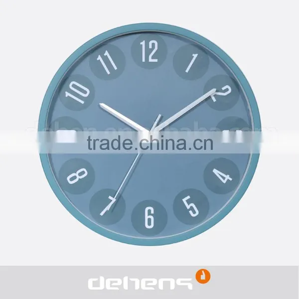 DEHEN 14 Inch Color Cheap Plastic Clock photo-2