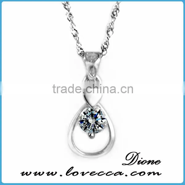 2016 Fashion Heart Shape Silver Pendants Lady Pendant 925 Silver Necklace photo-4