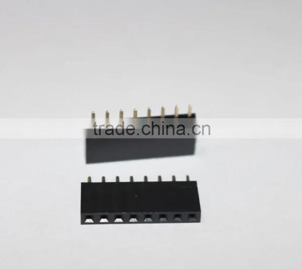 2.54mm Single Row Straight Female Header 8 Pin photo-4