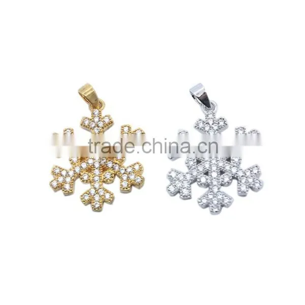 Fashion Tiny 925 Silver Snowflake Pendant photo-3