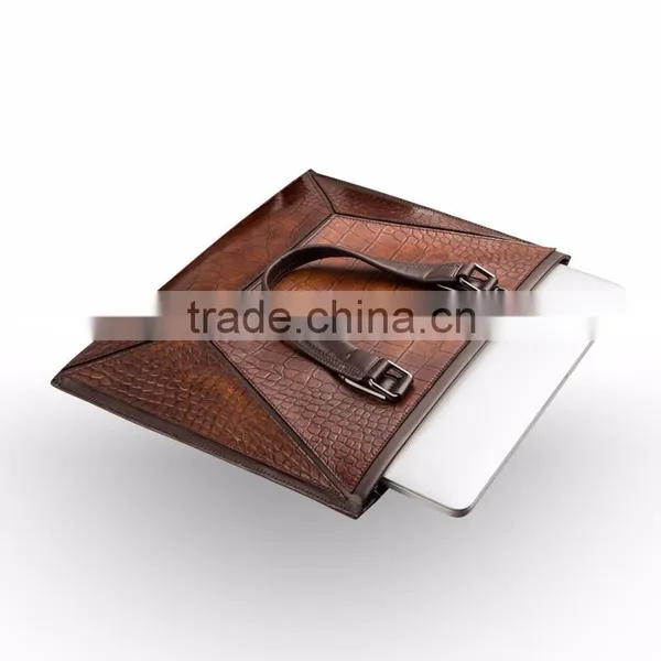 QIALINO Hand Bag Italian Leather Briefcase Laptop Bag Leather for Macbook Air/pro 12 13 photo-2
