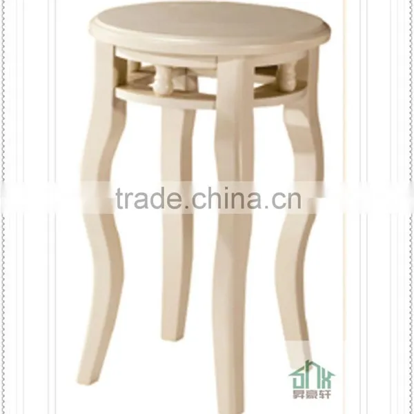 High Quality French Design Flower Pot Stand HB-A# Flower Pot Table White Wood Flower Stand