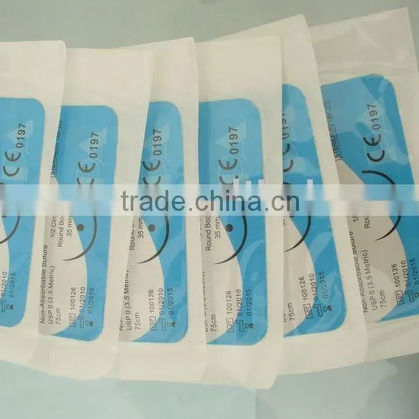 Surgical Suture Silk Thread/ Polyester Thread/ Polypropylene photo-5